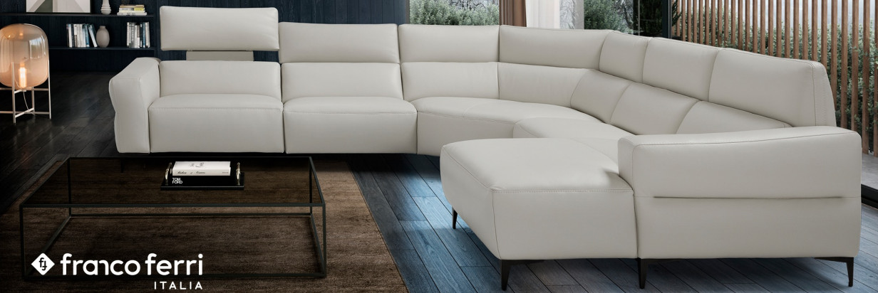 Sofas And Furniture By Francoferri, Franco Ferri Leather Sofa